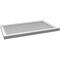 Ekena Millwork Vertical Surface Mount PVC Gable Vent w/ 2"W x 2"H , Brickmould Sill Frame, 40"W x 24"H GVPVE40X2403SN - alternate 3